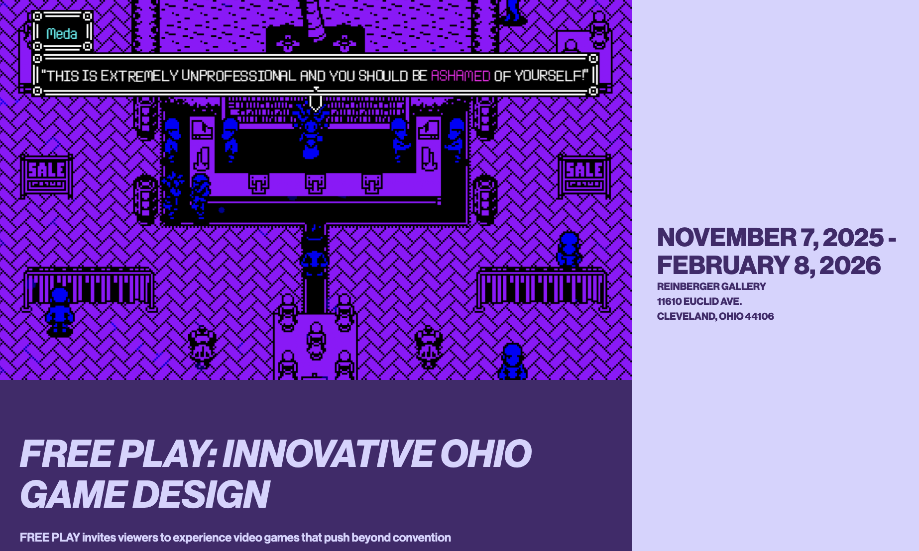 Free Play exhibition logo